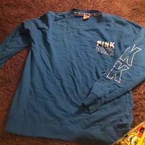 blue long sleeve